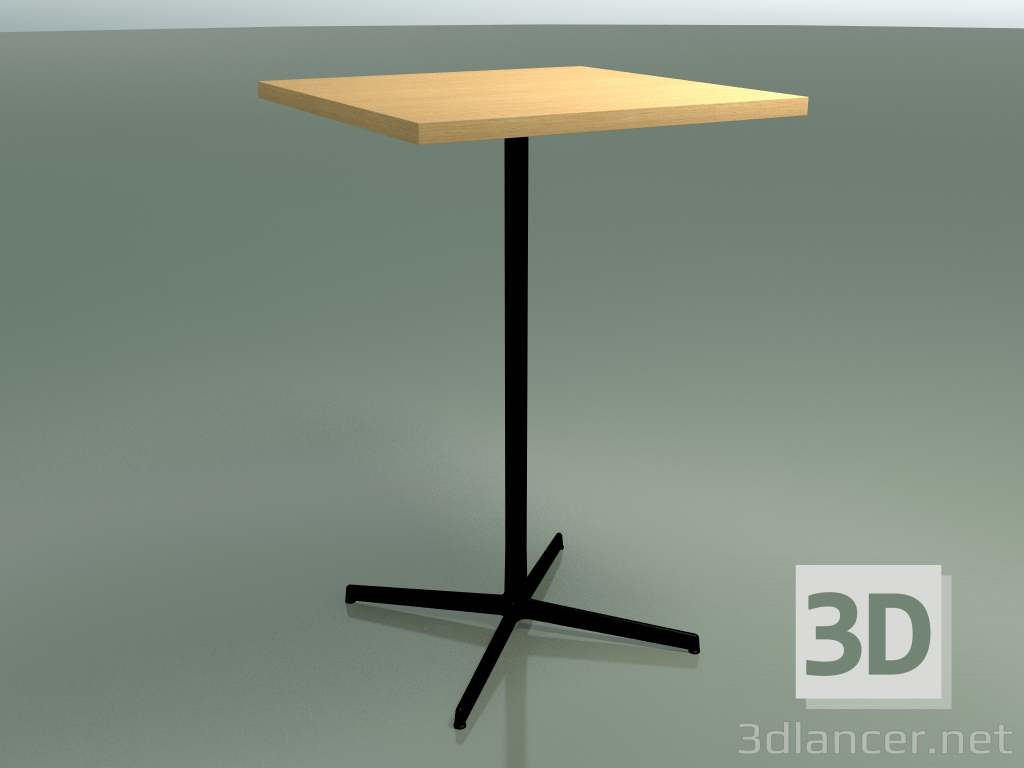 3d model Mesa cuadrada 5569 (H 105.5 - 70x70 cm, Roble natural, V39) - vista previa