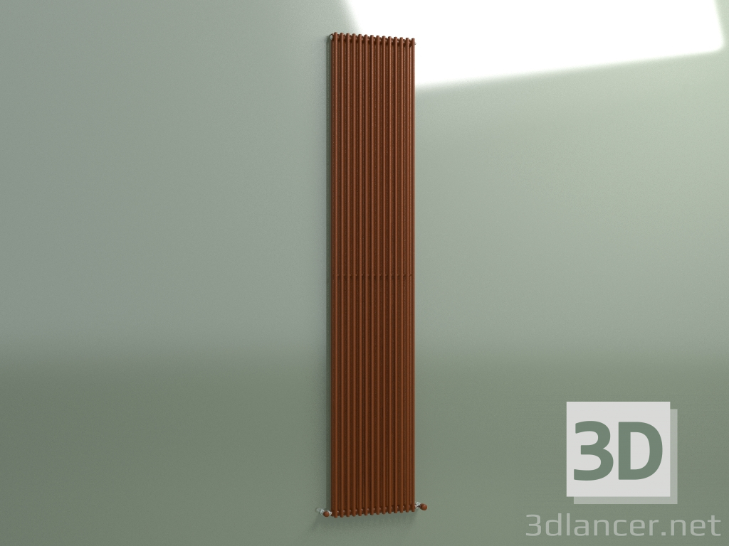 Modelo 3d Radiador vertical ARPA 2 (2520 14EL, ferrugem marrom) - preview