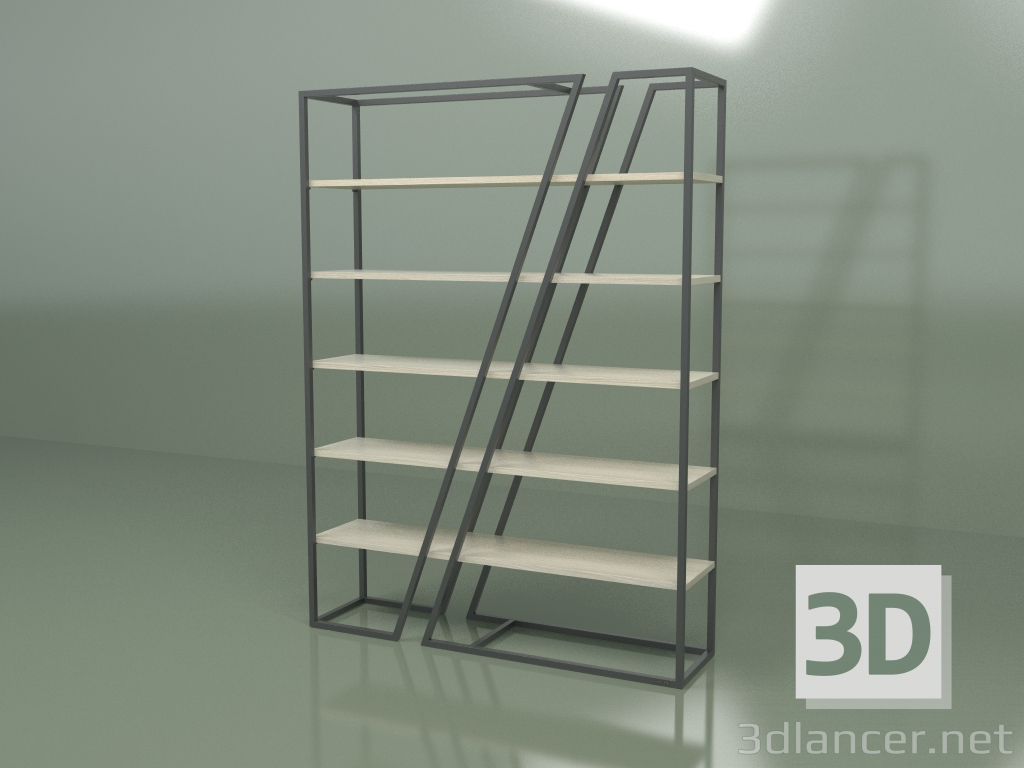 modello 3D Scaffalatura R-2 - anteprima