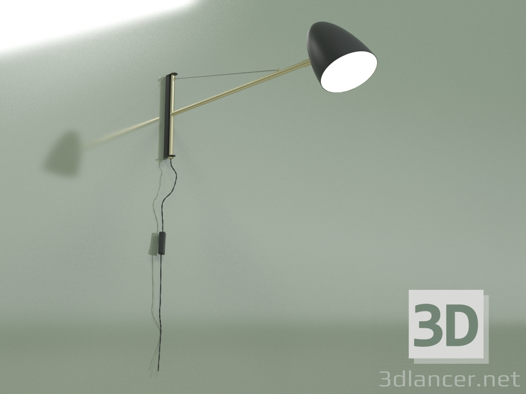 3d model Lámpara de pared Truman - vista previa