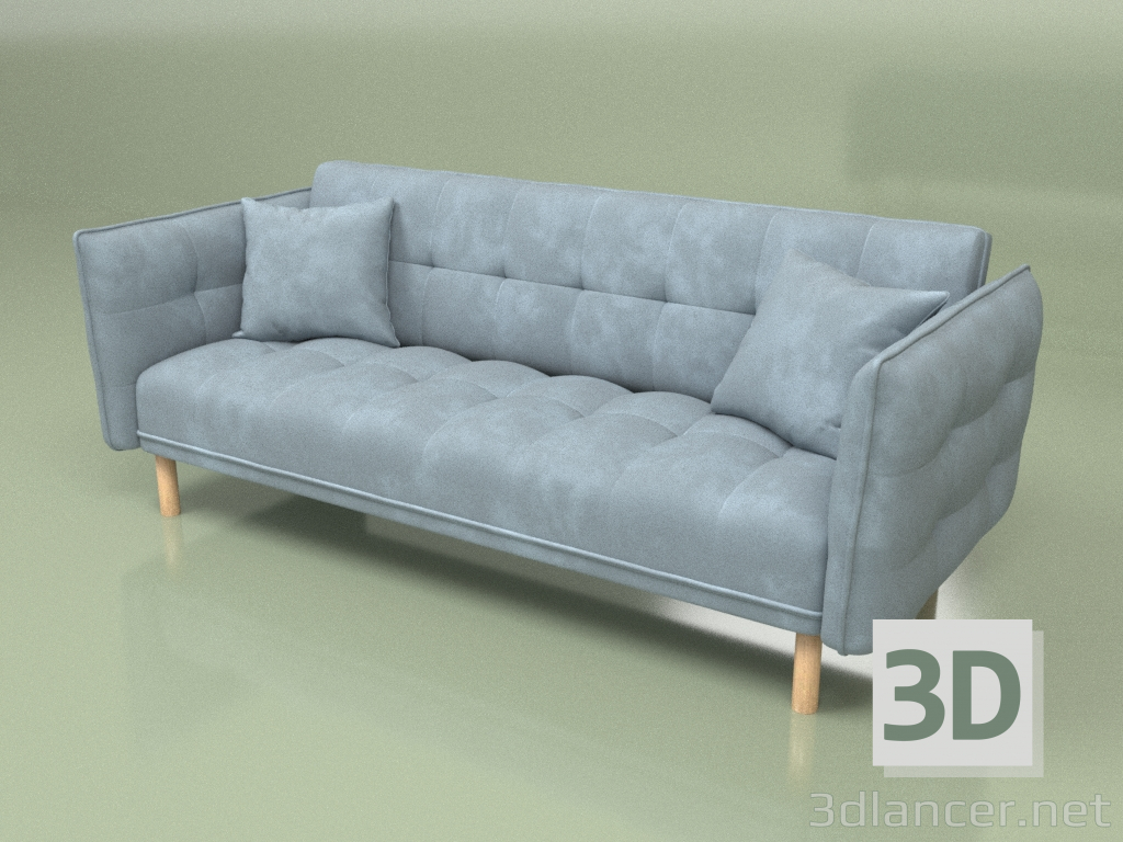 3d model Sofá plegable Mulli (azul) - vista previa