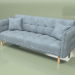 3D Modell Klappsofa Mulli (blau) - Vorschau