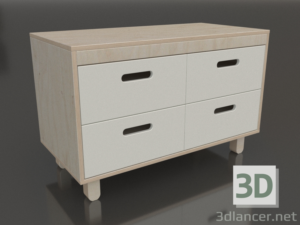 3d model Cajonera TUNE E (DNTEAA) - vista previa