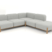 3D Modell Modulares Sofa (Komposition 26) - Vorschau