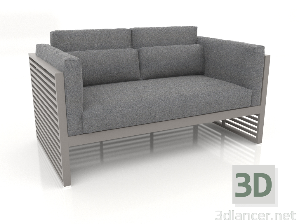 3d модель Диван 2 місний з високою спинкою (Quartz grey) – превью