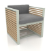 3d model Sillón (gris cemento) - vista previa