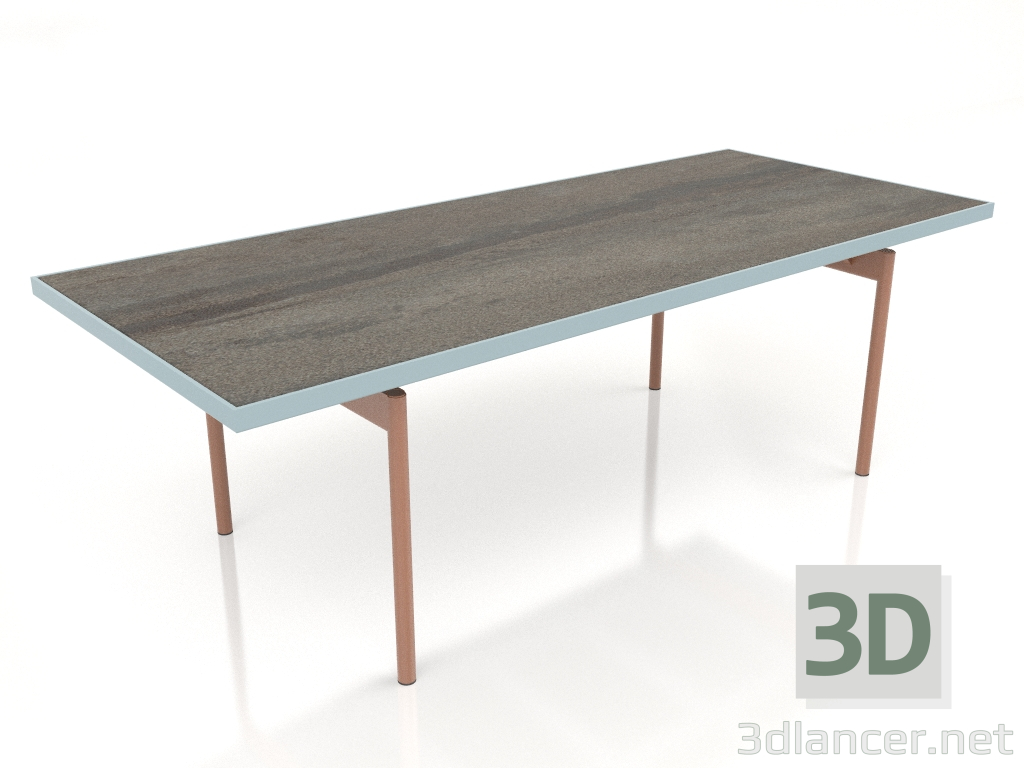 3D Modell Esstisch (Blaugrau, DEKTON Radium) - Vorschau