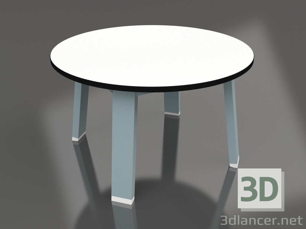 3d model Mesa auxiliar redonda (Gris azul, Fenólico) - vista previa