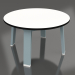 modèle 3D Table d'appoint ronde (gris bleu, phénolique) - preview