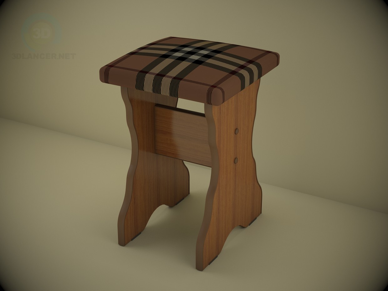 3D Modell Hocker - Vorschau