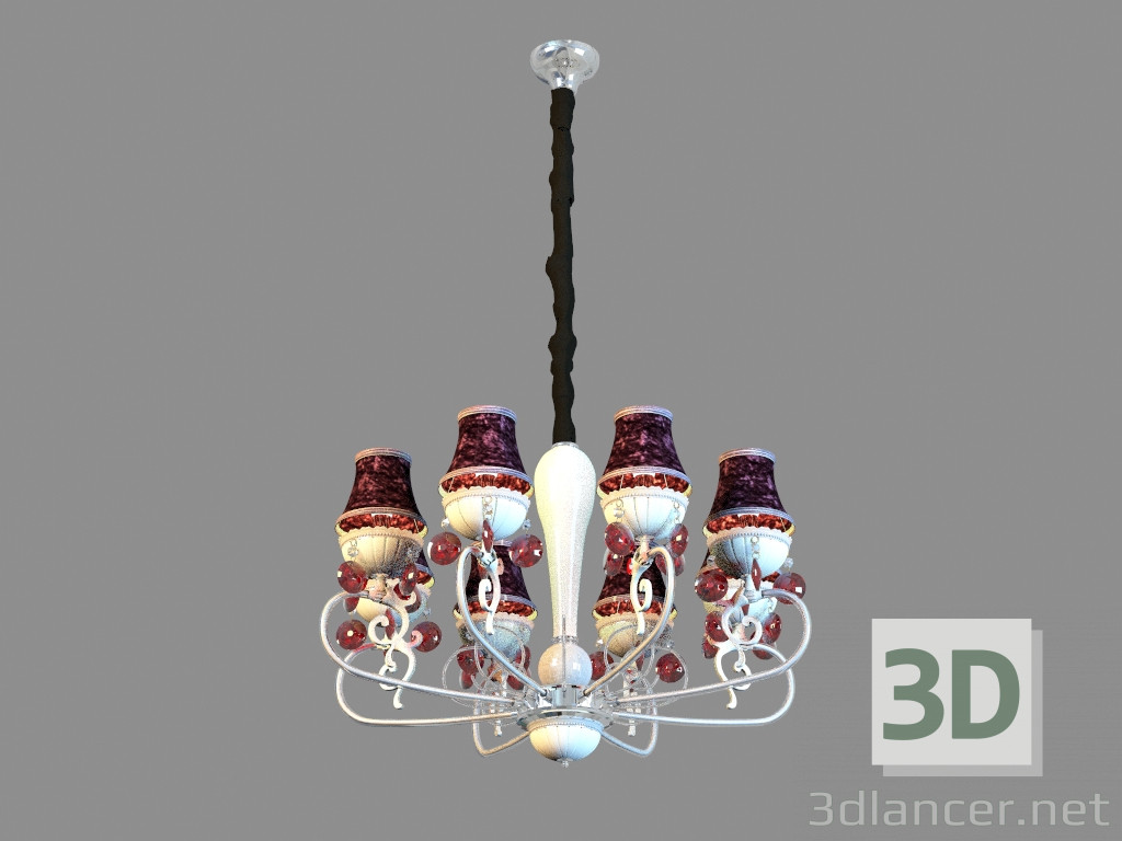 3d model Chandelier A8320LM-8CC - preview