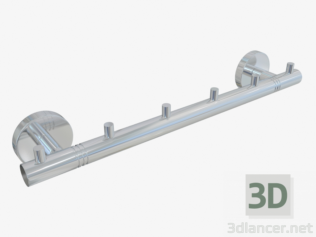 Modelo 3d Cabide Cabide 6 ganchos (L 320) - preview