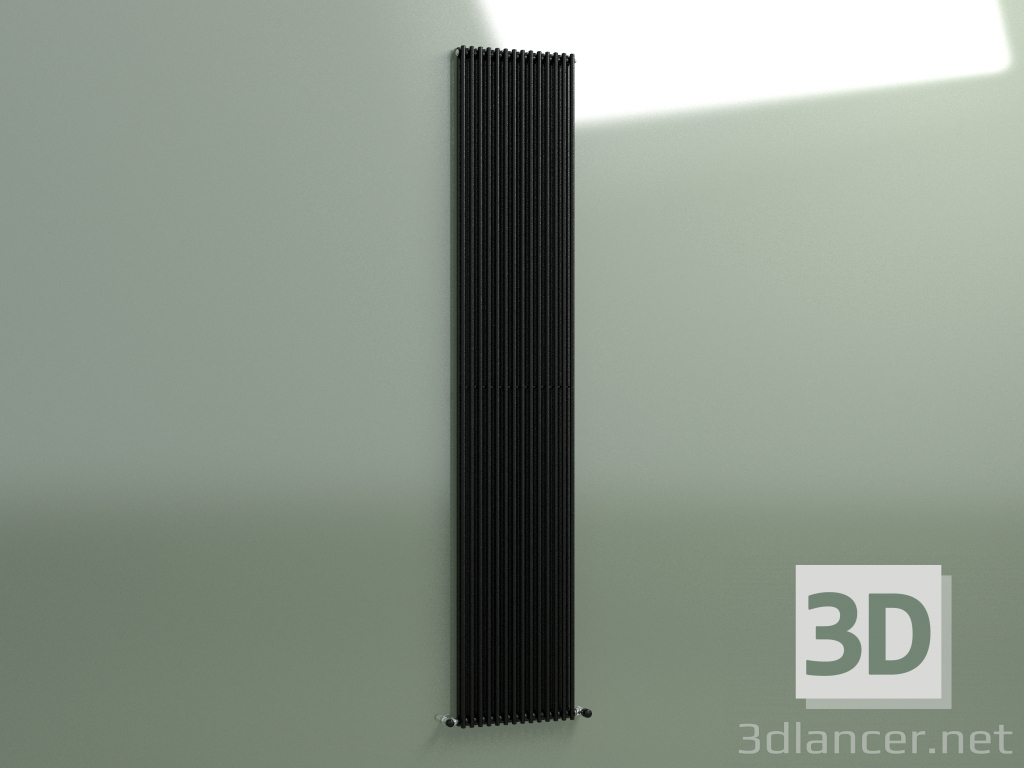 Modelo 3d Radiador vertical ARPA 2 (2520 14EL, preto) - preview