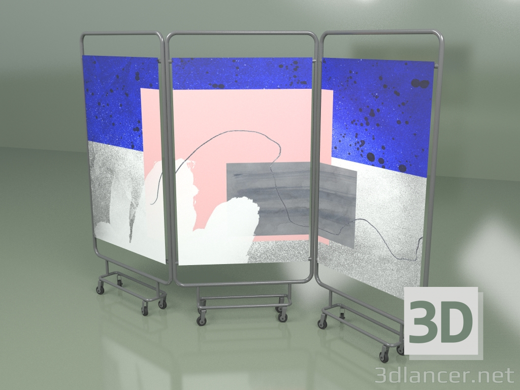 3d model Screen (dark gray) - preview