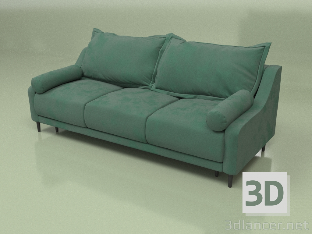 Modelo 3d Sofá dobrável Rutilo (verde escuro) - preview