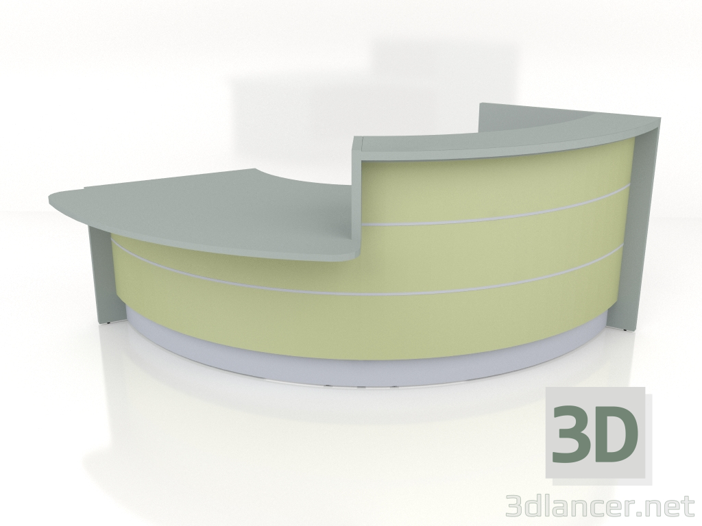 3D Modell Rezeption Valde LAV31L (2922x1486) - Vorschau