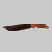 3d kitchen knife model buy - render