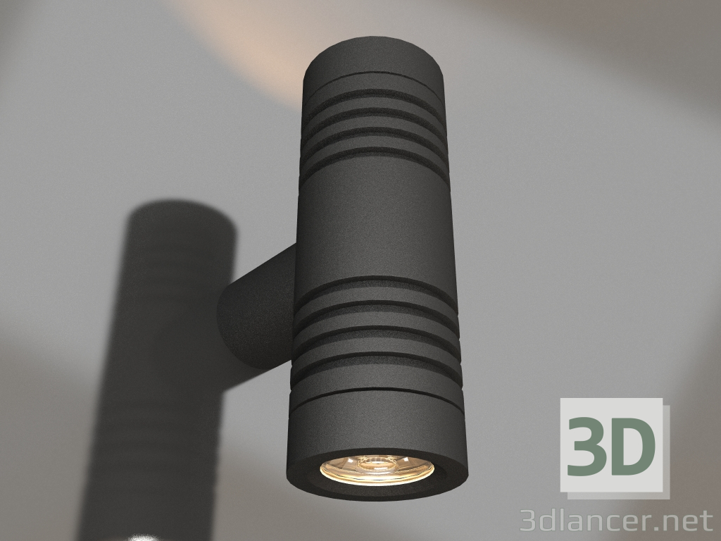 3d model Lamp LGD-RAY-WALL-TWIN-R46-2x3W Warm3000 (GR, 24 deg, 230V) - preview