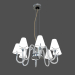 3d model Chandelier pendant Bianco (760086) - preview