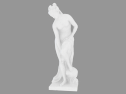 Scultura in marmo Bather, chiamata anche Venere