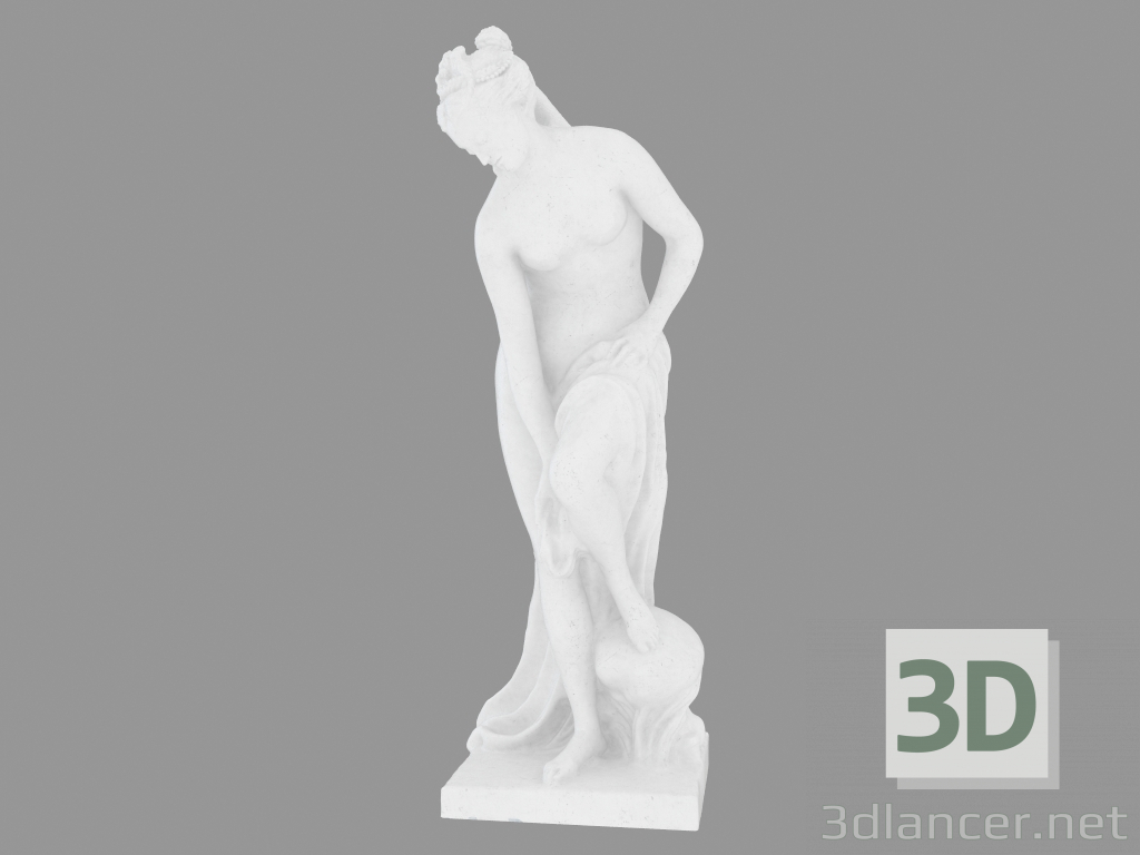 3d модель Мармурова скульптура Bather also called Venus – превью