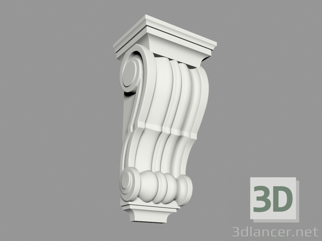 modello 3D Staffa (KR24) - anteprima