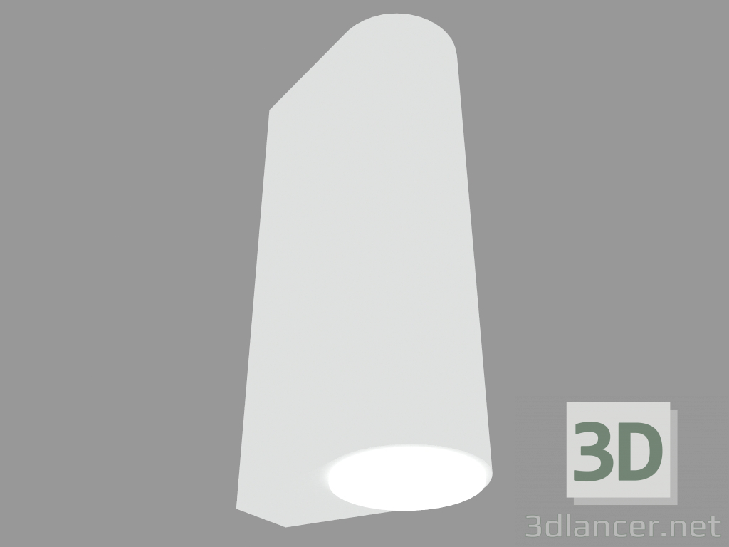 3d model Lámpara de pared MEGASMOOTH DOBLE EMISIÓN (S2925W) - vista previa