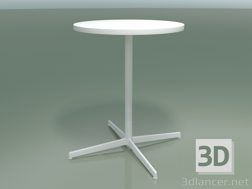 3D Modell Runder Tisch 5512, 5532 (H 74 - Ø 59 cm, Weiß, V12) - Vorschau