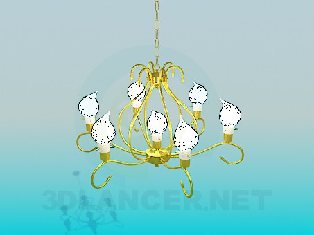 3d model Chandelier - preview