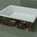 modello 3D Lavabo da appoggio (01R131301, Emperador M06, L 60, P 48, H 16 cm) - anteprima