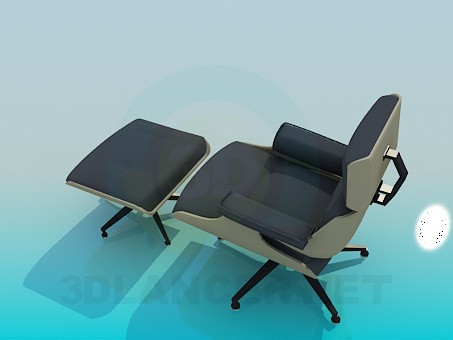 modèle 3D Fauteuil - preview