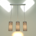 3d model Pendant lamp 1636-3 (chrome) - preview