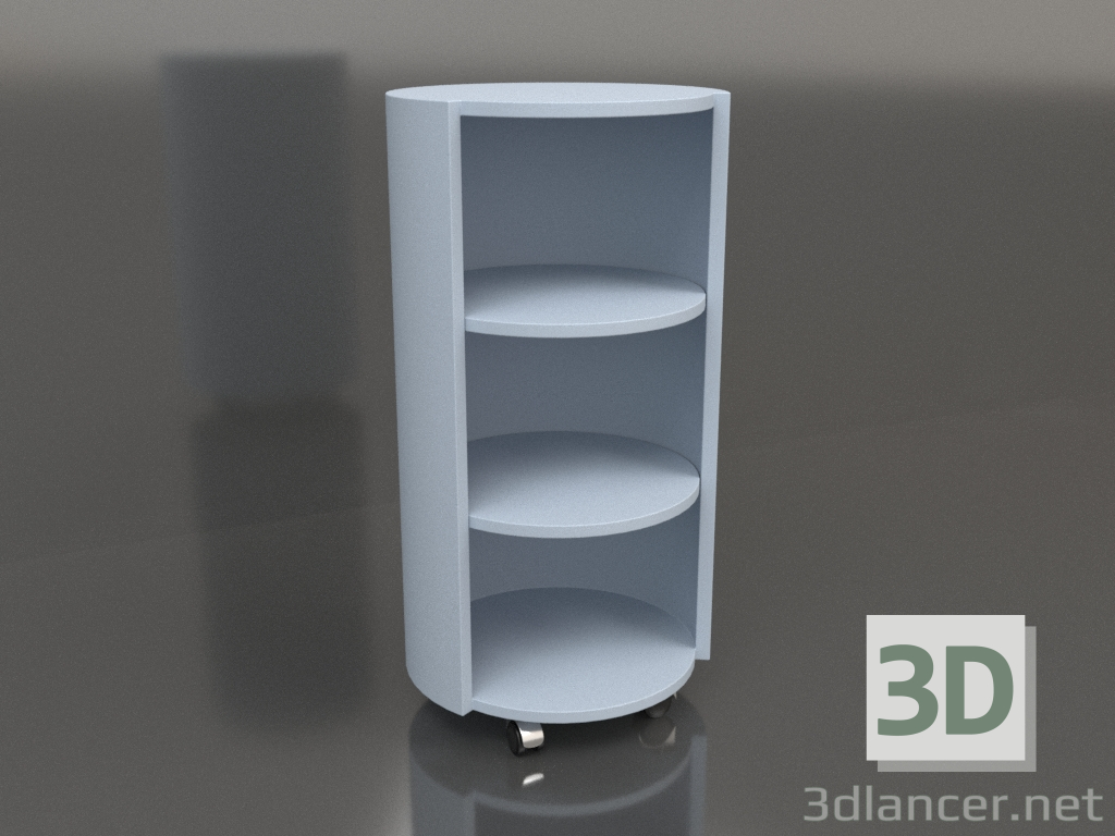 3d model Rack on wheels TM 09 (D=503х981, blue sky) - preview