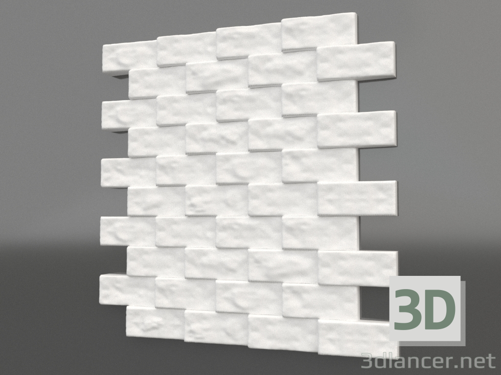 Modelo 3d painel 3d E-05 - preview