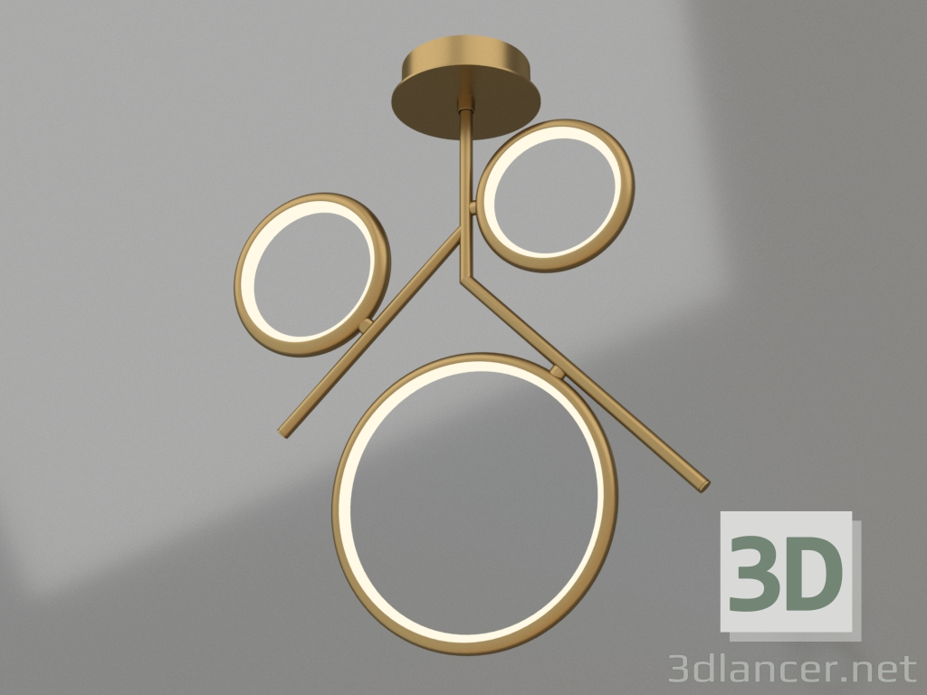 modello 3D Lampadario da soffitto (6581) - anteprima