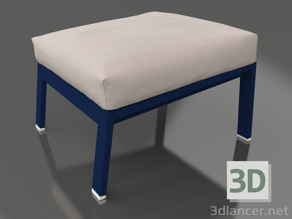 modello 3D Pouf per il riposo (Blu notte) - anteprima