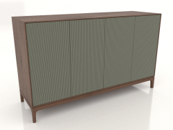 Mobile TV FARGO con frontali fresati 1600x500x950 mm (ulivo, rovere tabacco, opzione 3)