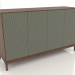 Modelo 3d Móvel de TV FARGO com fachadas fresadas 1600x500x950 mm (oliveira, carvalho tabaco, opção 3) - preview