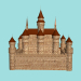 3d Fairytale castle-fortress. model buy - render