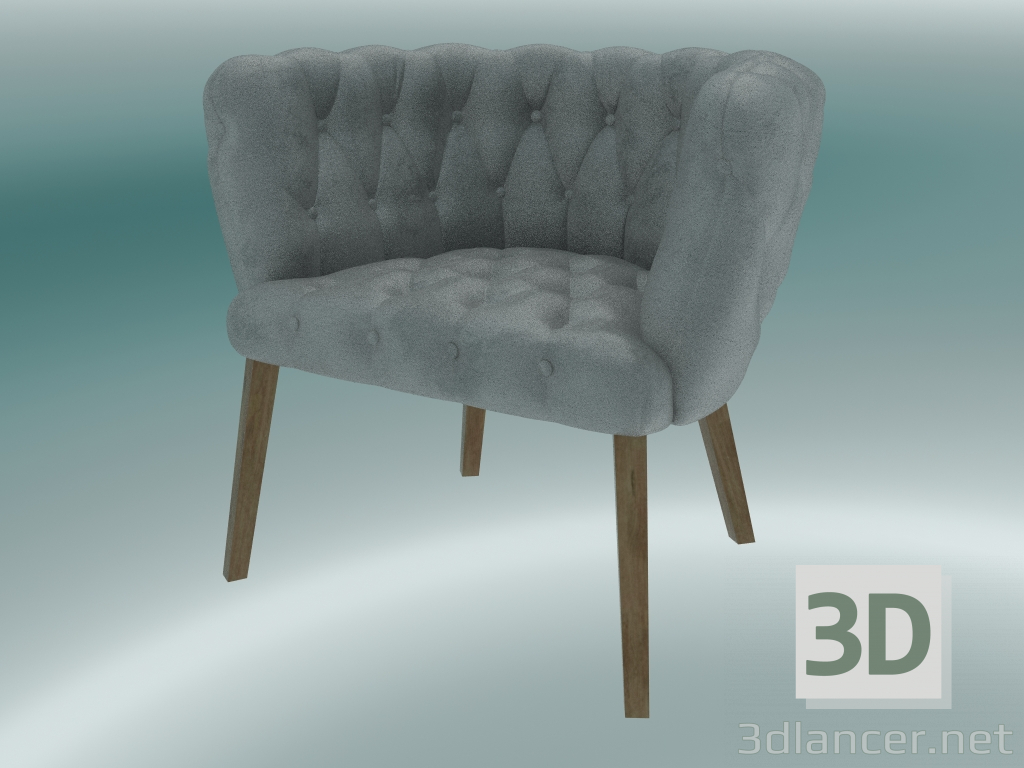 modèle 3D Fauteuil Benjamin (Gris) - preview