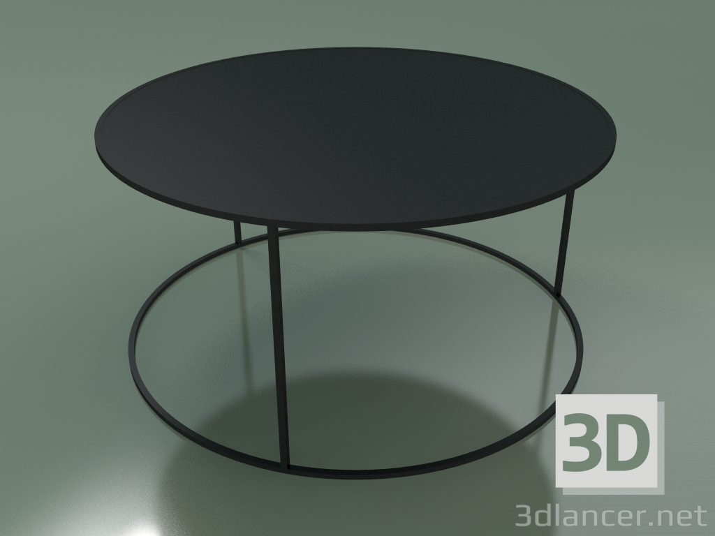 3d model Mesa de centro redonda (H 40cm, D 80 cm) - vista previa