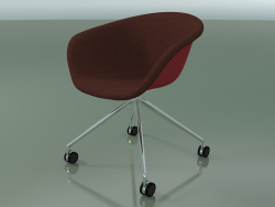 Silla 4217 (4 ruedas, con tapizado frontal, PP0003)