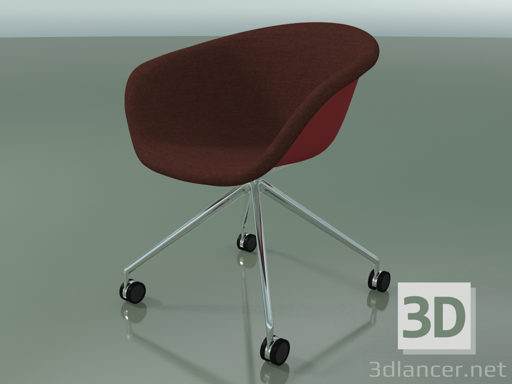 3D Modell Stuhl 4217 (4 Rollen, mit Frontverkleidung, PP0003) - Vorschau