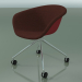 3d model Chair 4217 (4 castors, with front trim, PP0003) - preview