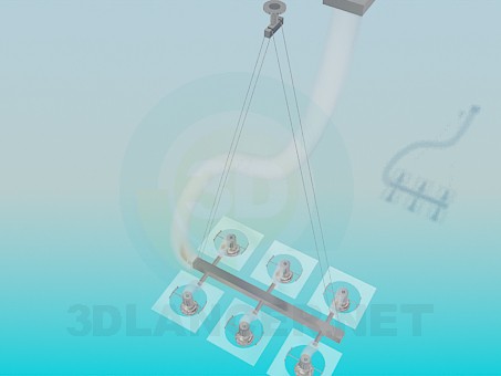 3d model Chandelier - preview