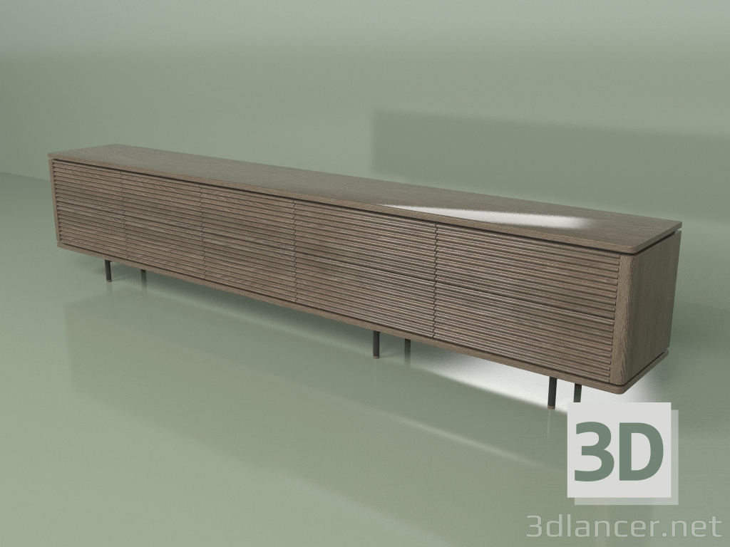 3D modeli SideLine şifonyer (koyu) - önizleme