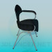 3d model Chair with cloth upholstery - preview