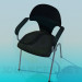 3d model Chair with cloth upholstery - preview