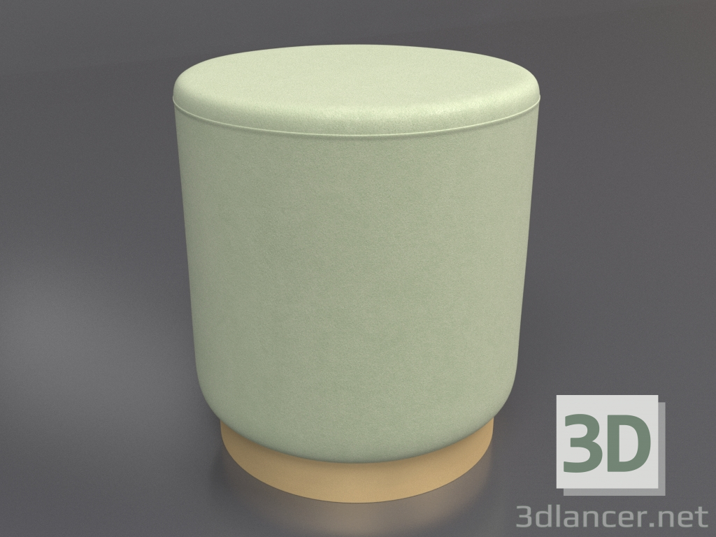 Modelo 3d Puffe Dior diâmetro 40 (verde claro) - preview