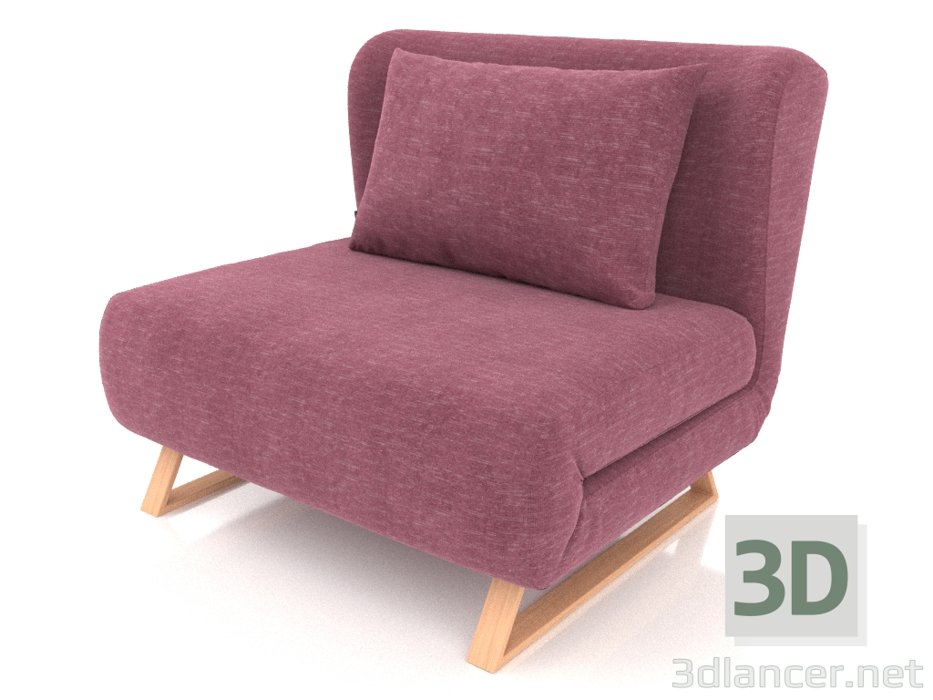 3d model Armchair-bed Rosy 1 - preview